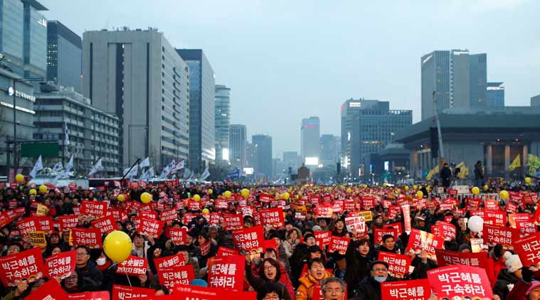 South Korean Ruling Party Faces Split Over Impeachment Of Scandal-hit ...