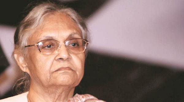Sheila Dikshit, AAP. AAP government slams Sheila Dikshit, Sheila Dikshit supports bureaucrats, Saurabh Bharadwaj, delhi news, indian express news