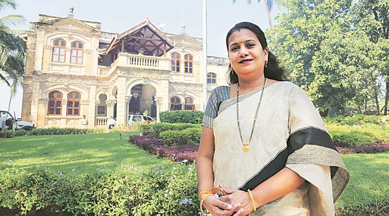 Snehal Ambekar, Mumbai mayor, Shiv Sena, maharashtra civic polls 2017, BMC elections, birhanmumbai municipal corporation, mumbai news, indian express news
