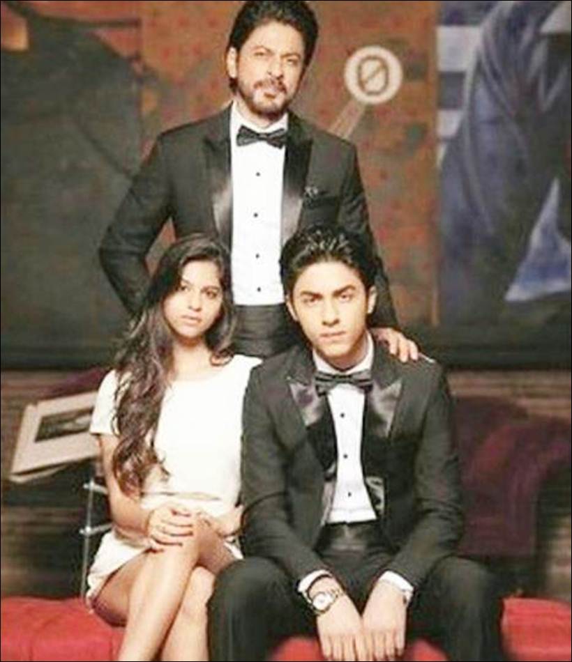 SRK, SRK kids, aryan khan, suhana khan