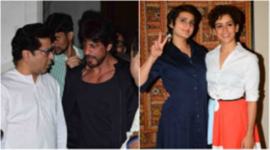 shah rukh raj thackeray, srk raj thackeray, srk met mns, shahrukh mns raees, srk mahira khan, shah rukh mahira khan, shah rukh raj thackeray raees, dangal, dangal girls, dangal film, raees dangal, bollywood spotted, indian express, indian expres snews
