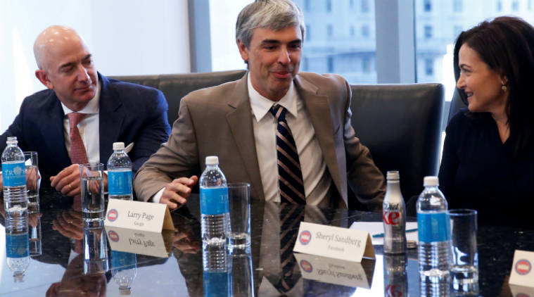 Donald Trump, Donald Trump's Tech Summit, Silicon Valley CEOs, Larry Page, Google, Facebook, Microsoft, Satya Nadella, Microsoft's Satya Nadella, Amazon, Tim Cook, Apple, Brian Krzanich, Intel, Elon Musk, technology,technology news