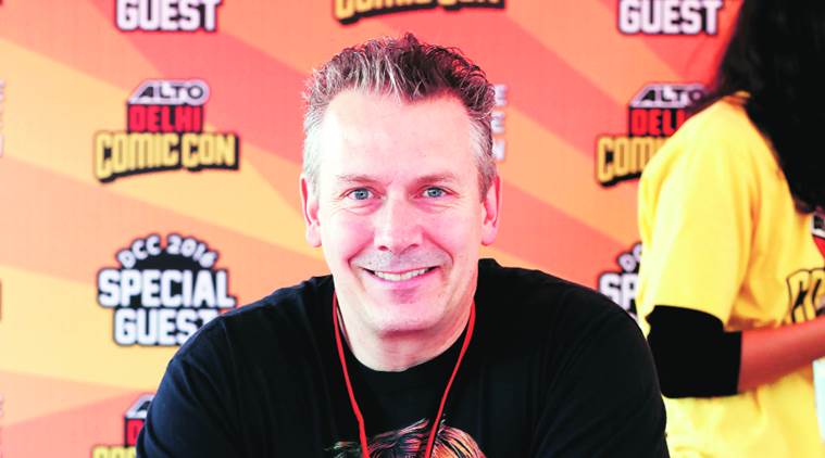 comic con, delhi comic con, Tom Richmond, illustrator tom richmond, comic con delhi, comic con artists, tom richmond comic con, india news, indian express news