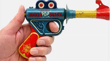 toy gun, gun, Sukhbir Singh Badal, pistol, sukhbir badal gun, news, latest news, Punjab news, India news, national news