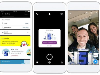 Uber, Uber Snapchat integration, Uber filters, Uber from contacts, Uber new features, Uber Snapchat filters, Uber Android update, Uber iOS update, Uber app, apps, smartphones, technology, technology news