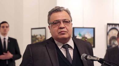 Russian ambassador wounded, Russian ambassador attacked, Turkey, Ankara, Istanbul, Cagdas Sanatlar Merkezi, Andrey Karlov russian ambassador, world news, indian express news
