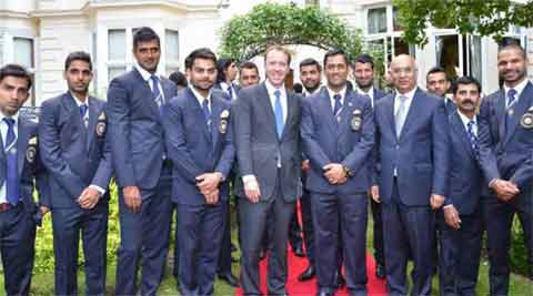 indian cricket team formal dress Just suit them