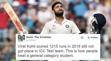icc team, virat kohli icc team, icc r ashwin, icc selection criteria, icc selection twitter, icc selection twitter reactions, indian express, indian express news, indian express trending, indian express viral, trending