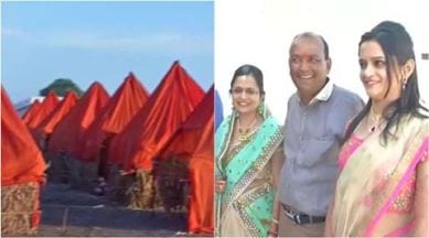 weddings, arranged marriages, businessman gifts 90 houses to poor on daughter's wedding, daughter's wedding 90 houses to poor businessman, businessman's gift to poor on daughter's wedding, 90 houses businessman aurangabad maharashtra daughter's wedding, ani, indian express, indian express news, indian express news, indian express viral, trending