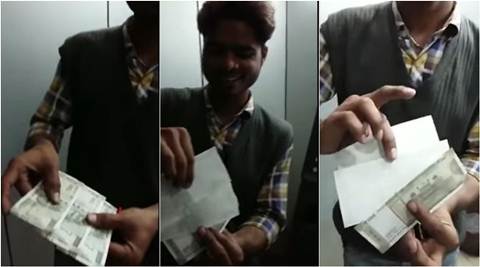 demonetisation, misprinted note, misprinted 500 notes, new 500 notes, new notes misprinted, one side blank notes, madhya pradesh news, india news, latest news