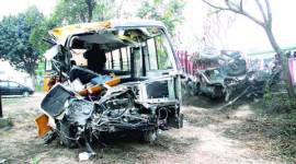 Etah, Etah accident, Etah bus accident, etah, etah accident, etah bus accident, etah children, etah children killed, school bus accident,etah school bus accident, up news, etah news, india news