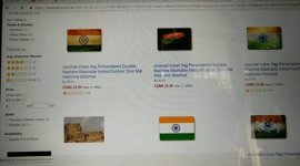 amazon, sushma swaraj, sushma amazon, swaraj, amazon.com, tricolour doormats, india flag doormats, doormat sale, amazon canada, visa, indian visa, swaraj cancel vis, visa cancelled, indian express news, india news