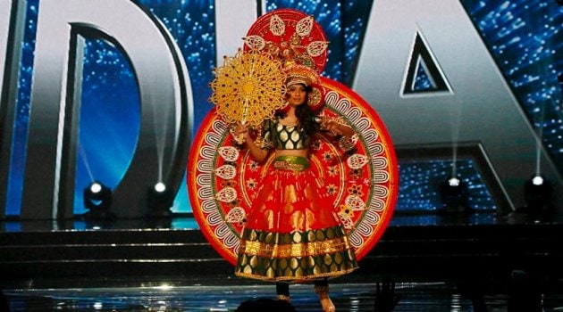 miss universe, miss universe 2017, miss universe 2017 beauty pageant, miss universe 2017 national costume, miss universe india Roshmitha Harimurthy, Roshmitha Harimurthy, Indian express, indian express news