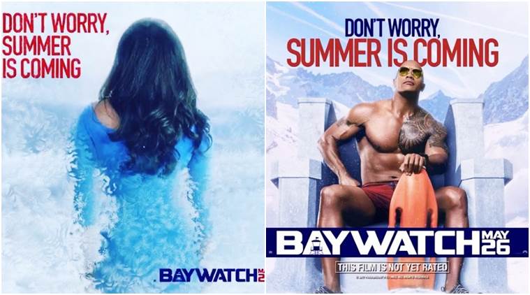 Watch Baywatch Teaser Dig Out Your Bikinis Priyanka Chopra Promises Summer Is Coming Entertainment News The Indian Express