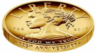 us coin, new $100 coin, $100 gold coin, black lady liberty, black lady liberty coin, us $100 coin, $100 US coin, 100 dollar coin, 100 dollar coin us, us news, world news