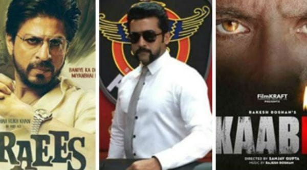 Singam 3 release postponed. Shah Rukh Khan's Raees and Hrithik Roshan's Kaabil to benefit at the box office.