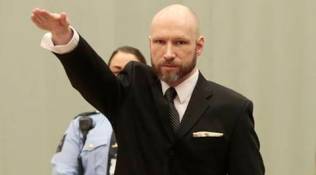 Breivik, Norway 2011 attacks, Breivik mass shooter, norway mass shooting, norway 2011 shooting, nazi salute Breivik, world news