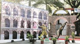 cellular jail replica, Republic Day, Film and Television Institute of India, FTII, replica of Andaman’s Cellular Jail, andaman jail replica, india news, indian express news