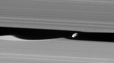 NASA, Daphnis, Saturn wavemaker moon, Cassini spacecraft, Atlas, Pan, Keeler gap, Saturn's moons, Saturn's small ring moons, Science, Science news 