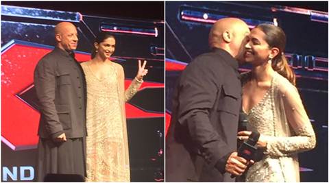 India Girls Xxx - Vin Diesel kisses Deepika Padukone, calls her an angel. See pics, videos |  Entertainment News,The Indian Express