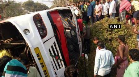 odisha accident, bhubaneswar accident, west bengal tourist accident, accident odisha, dhauli hills odisha