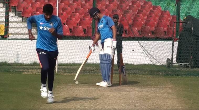 MS Dhoni’s batting drill at death: Steer Jasprit Bumrah’s wide yorkers ...