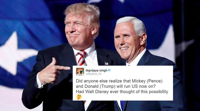 Mickey Pence And Donald Trump To Rule Us Now These Tweets Will Leave You In Splits Trending News The Indian Express