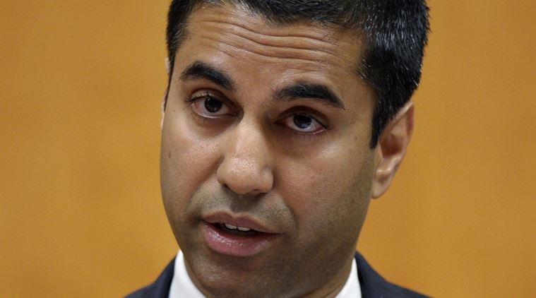 Donald Trump, Donald Trump-US president, US president Donald Trump, Trump, Ajit Pai, Indian-American Ajit Pai, Ajit Pai-Donald Trump, Ajit Pai-net neutrality, Federal Communications Commission, Ajit Pai to head FCC, world news, Indian Express