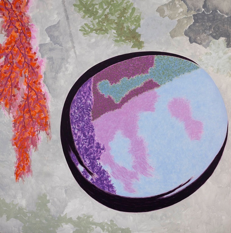 Gieve Patel's work Looking into a Well – A Spray of Blossoms.