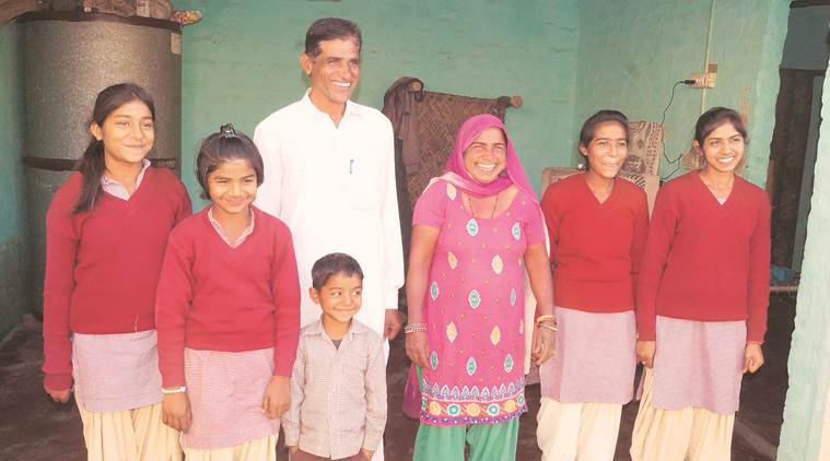 Devi Lal has five daughters, including Jyoti who received an award from the state government for doing well in her Class 10 exams in 2015. Express 