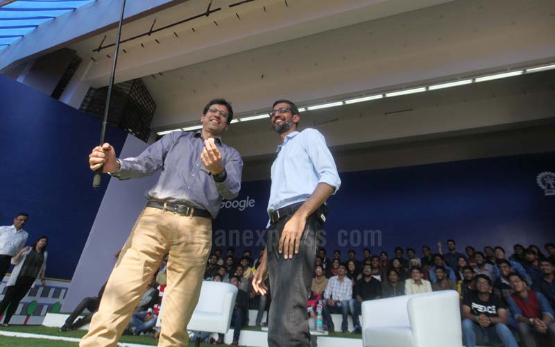 Google, Google CEO, Sundar Pichai IIT Kharagpur visit ,Google CEO Sundar Pichai, Sundar Pichai IIT, Sundar Pichai IIT Kharagpur, Pichai event at IIT Kharagpur