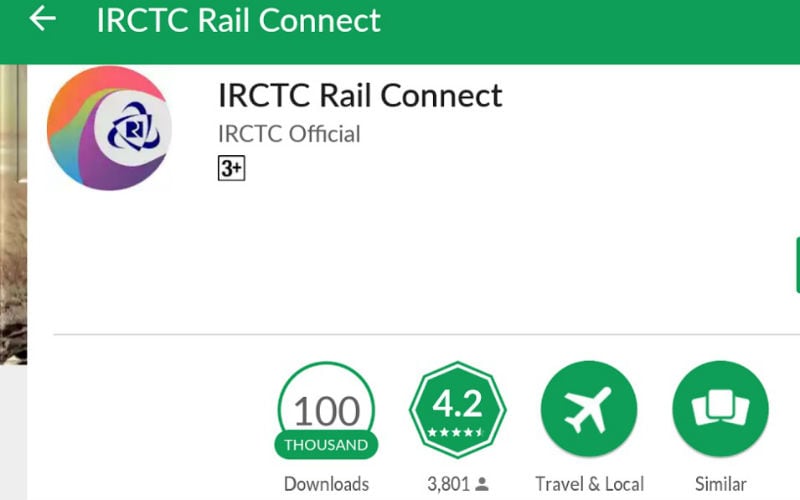 Irctc rail connect download