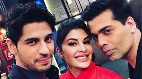 Jacqueline Fernandez Porn - Koffee With Karan 5: Sidharth Malhotra spoke about having phone sex, and Jacqueline  Fernandez is all giggles | Entertainment News,The Indian Express