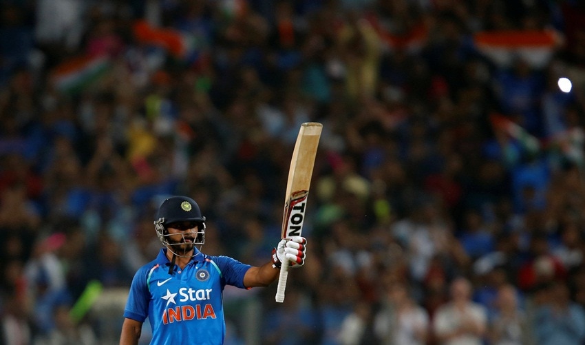 virat kohli, kohli 100, kedar jadhav, jadhav 100, india vs england, ind vs eng photos, ind vs eng pics, india vs england first odi images, ind vs eng first odi, ind vs eng odi series, india vs england first odi win, captain kohli, ms dhoni, cricket news, sports news