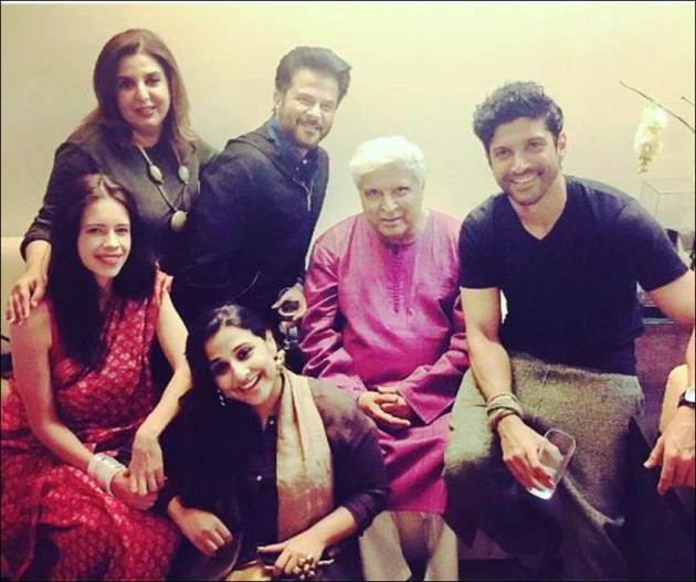 Javed Akhtar, Javed Akhtar birthday bash, Shabana Azmi, Rekha, Hrithik Roshan, Vidya Balan, Farhan Akhtar, Anil Kapoor