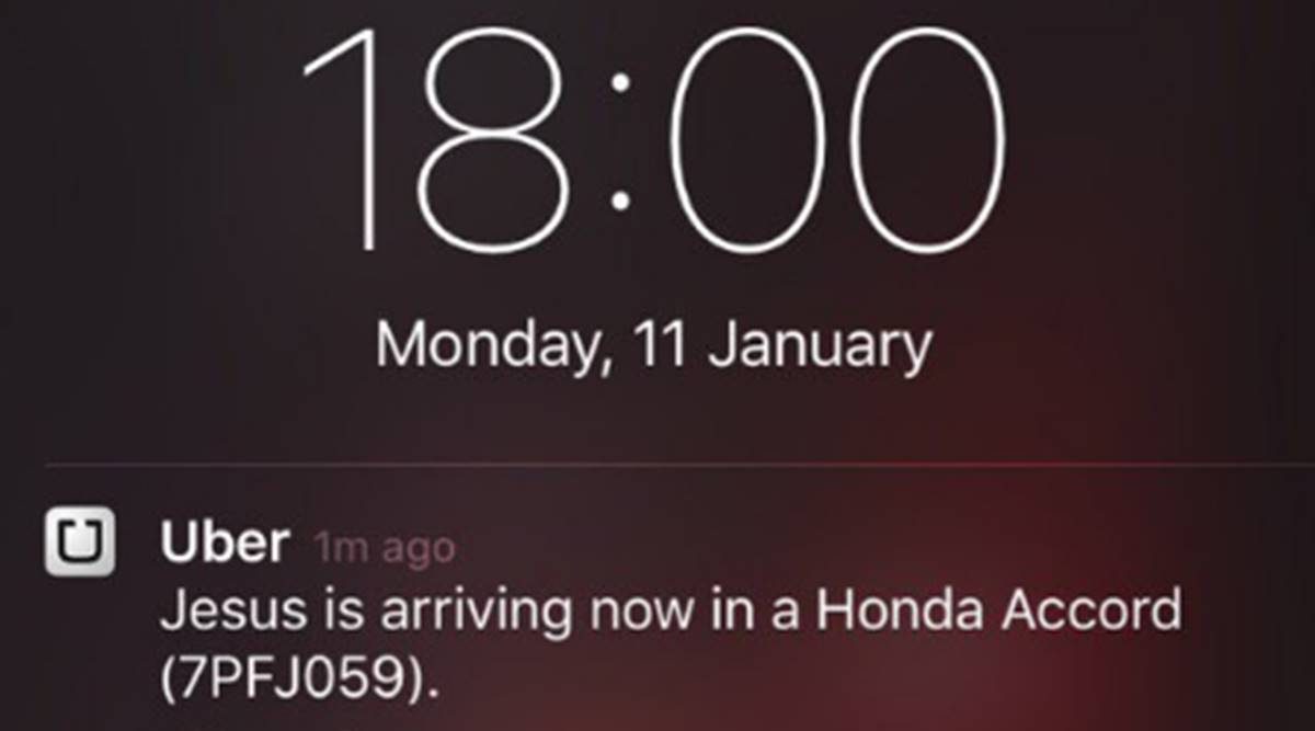 Believe it or not, Jesus is coming in an Uber! Trending News,The