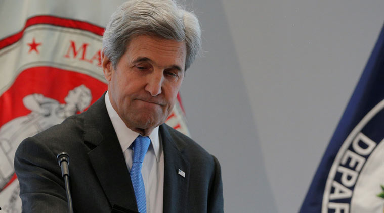 John Kerry, former US state secretary, Israel, Egypt, Iran bombing, bomb Iran, world news, Indian Express news