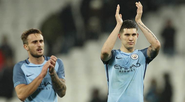 John Stones, Pablo Zabaleta, Pep Guardiola, manchester City, West Bromwich Albion, Champions League, sports news, football news, indian express