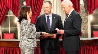 Kamala Harris, Kamala Harris swearing in, Indian Americans, Indian Americans in senate, Senator Harris, Senator Kamala Harris, California Sennator, Tusli Gabbard, US Congress, US news, India news, World news