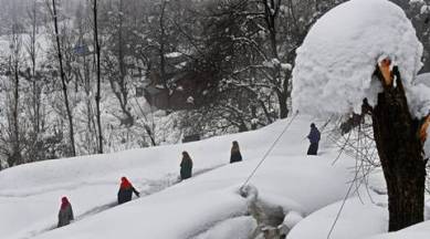 kashmir, kashmir snowfall, kashmir avalanche, high danger avalanche warning, india news, latest news
