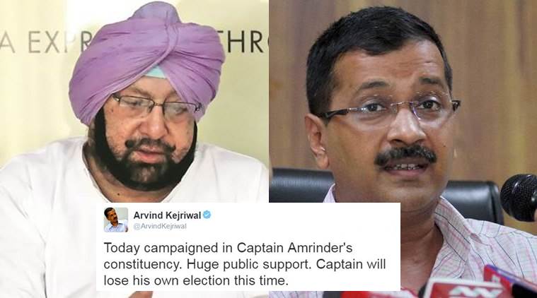 Captain Amrinder Singh responds to Arvind Kejriwal 