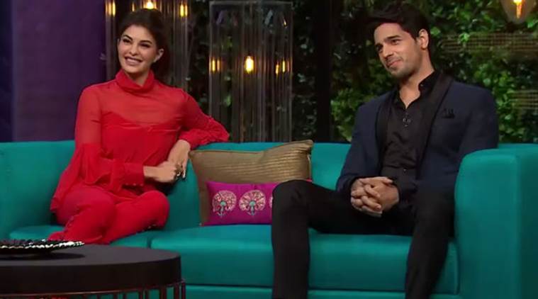 Koffee With Karan Season 5 Jacqueline Fernandez Sidharth Malhotra