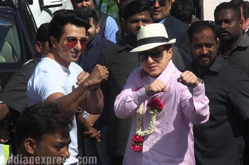 jackie chan, kung fu yoga, sonu sood, jackie chan india