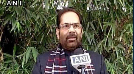 UP government, UP new government, UP development under new government, UP new CM, Mukhtar Abbas Naqvi, indian express news