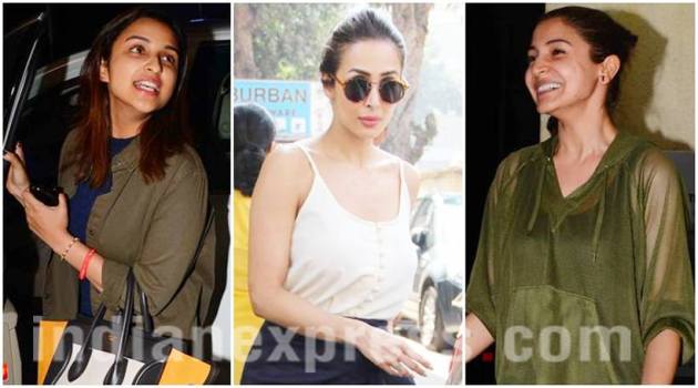 Malaika Arora Khan, Anushka Sharma and Parineeti Chopra ...