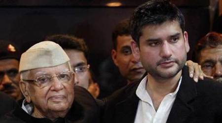ND Tiwari, ND Tiwari joins BJP, ND Tiwari BJP, Congress, bjp, uttarakhand elections, news, rohit shekhar, latest news, indian express news,
