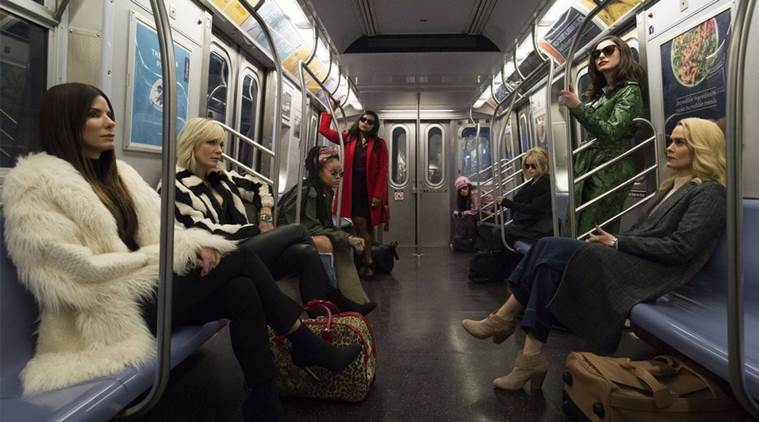 Ocean's 8, Sandra Bullock, Cate Blanchett, Rihanna, Mindy Kaling ,Awkwafina, Helena-Bonham Carter, Anne Hathaway, Sarah Paulson