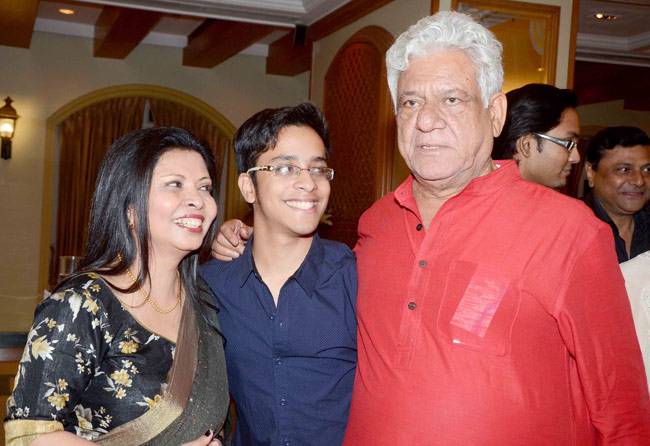 om puri, om puri wife, om puri son, om puri family