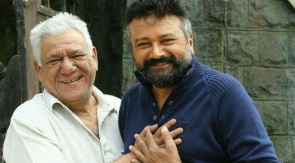 Om Puri with Malayalam actor Jayaram
