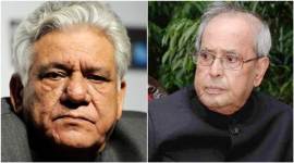 Om Puri, Om Puri death, Pranab Mukherjee, Pranab Mukherjee om puri